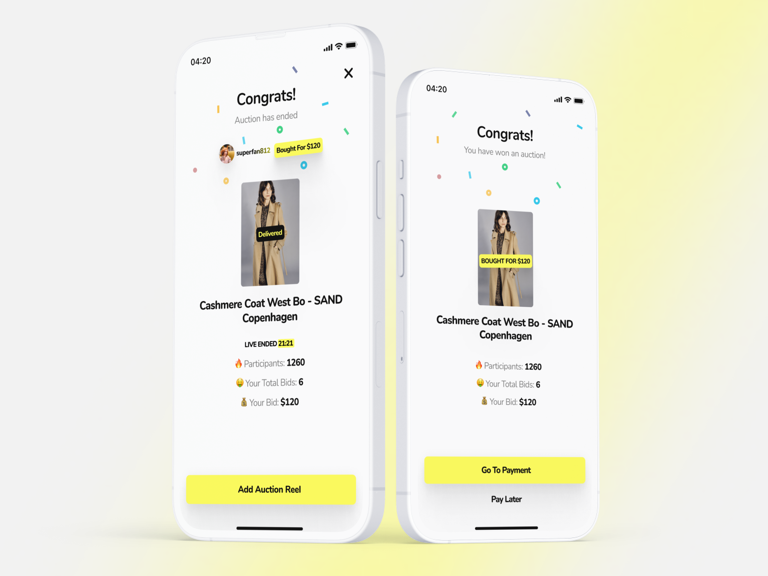 Roobah seller experience — auction management