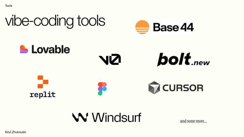 Vibe-coding tools
