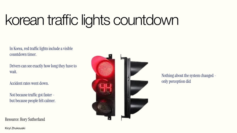 Korean traffic lights countdown